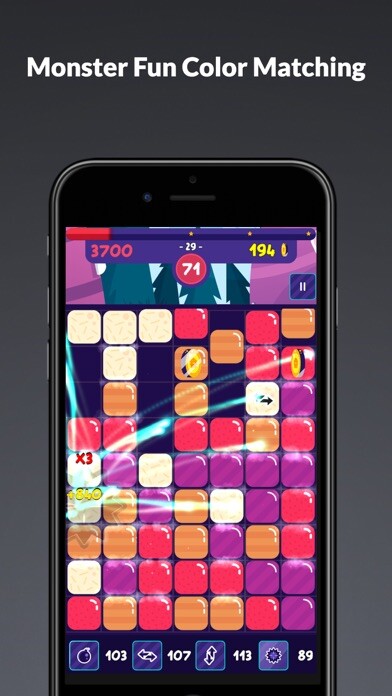 Emulate iPhone app MonsterUp Colors using MyAndroid