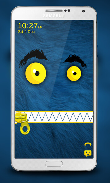 Emulate Android APK Monster Zipper Lock Screen