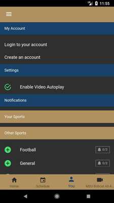 Emulate iPhone app Montana State using MyAndroid