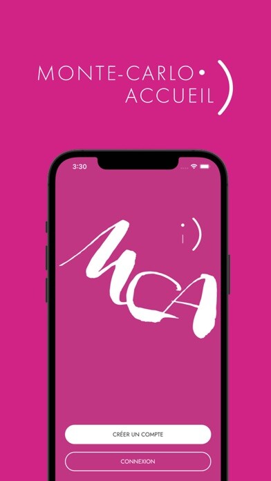 Emulate iPhone app Monte Carlo Accueil using MyAndroid
