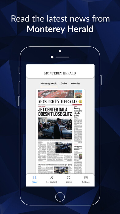 Emulate iPhone app Monterey Herald eEdition using MyAndroid Emulate iPhone app Monterey Herald eEdition using MyAndroid
