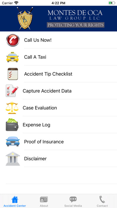 Emulate iPhone app Montes de Oca Law Group using MyAndroid Emulate iPhone app Montes de Oca Law Group using MyAndroid