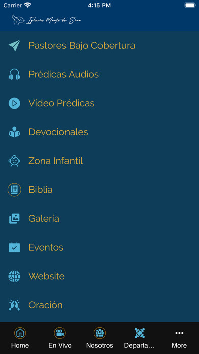 Emulate iPhone app Monte Sion San Rafael using MyAndroid Emulate iPhone app Monte Sion San Rafael using MyAndroid