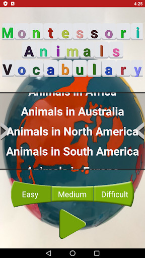 Run android online APK Montessori Animals Vocabulary - Word Search from MyAndroid or emulate Montessori Animals Vocabulary - Word Search using MyAndroid Run android online APK Montessori Animals Vocabulary - Word Search from MyAndroid or emulate Montessori Animals Vocabulary - Word Search using MyAndroid