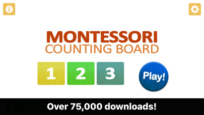 Emulate iPhone app Montessori Counting Board using MyAndroid