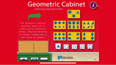 Emulate iPhone app Montessori Geometric Cabinet using MyAndroid