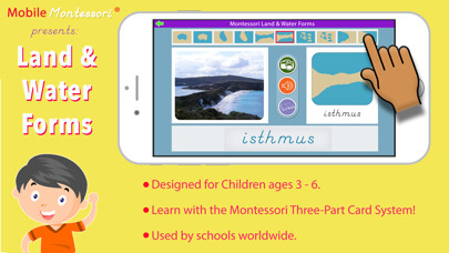 Emulate iPhone app Montessori Land & Water Forms using MyAndroid