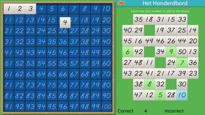 Emulate iPhone app Montessori rekenmaterialen – Het honderdbord Lite using MyAndroid