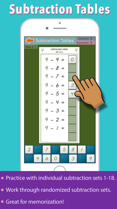 Emulate iPhone app Montessori Subtraction Tables using MyAndroid Emulate iPhone app Montessori Subtraction Tables using MyAndroid