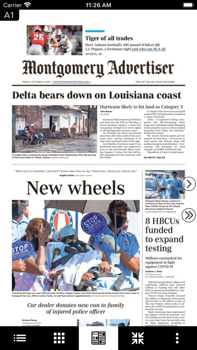 Emulate iPhone app Montgomery Advertiser eEdition using MyAndroid Emulate iPhone app Montgomery Advertiser eEdition using MyAndroid