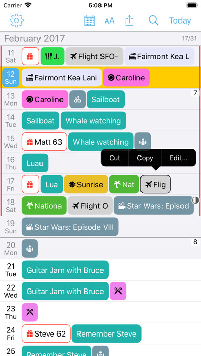 Emulate iPhone app Month Calendar 2 using MyAndroid Emulate iPhone app Month Calendar 2 using MyAndroid