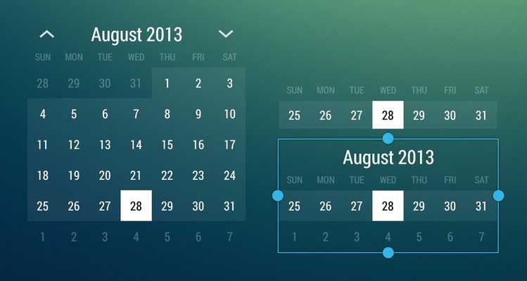 Emulate Android APK Month Calendar Emulate Android APK Month Calendar