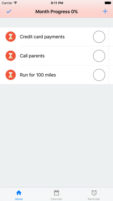 Emulate iPhone app Monthly Tasks Manager using MyAndroid Emulate iPhone app Monthly Tasks Manager using MyAndroid