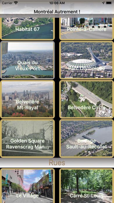 Emulate iPhone app Montréal Autrement! using MyAndroid Emulate iPhone app Montréal Autrement! using MyAndroid