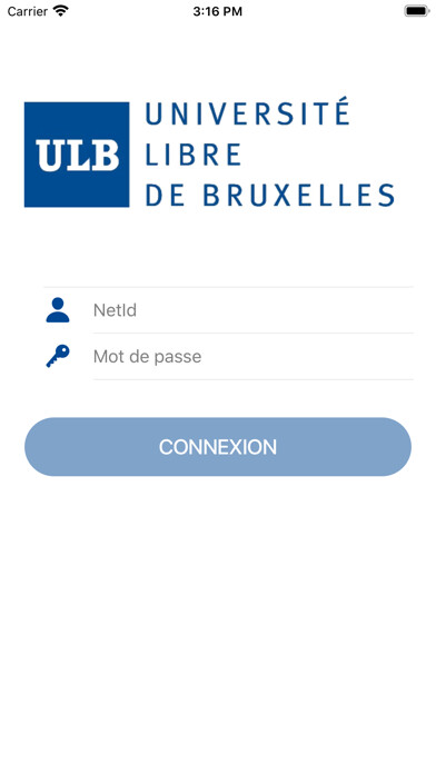 Emulate iPhone app MonULB using MyAndroid