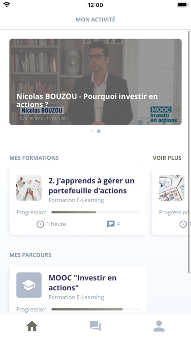Emulate iPhone app Mooc Investir en actions using MyAndroid Emulate iPhone app Mooc Investir en actions using MyAndroid