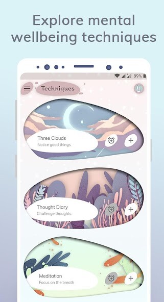 Run android online APK MoodSpace - Stress, anxiety,  low mood self-help from MyAndroid or emulate MoodSpace - Stress, anxiety,  low mood self-help using MyAndroid