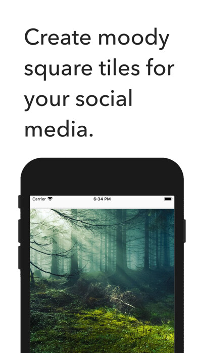 Emulate iPhone app Moody Post Maker for Instagram using MyAndroid