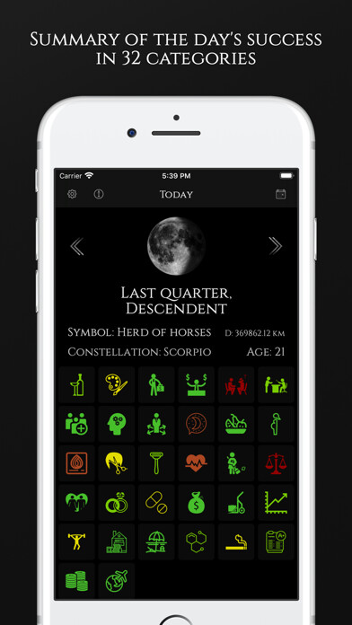 Emulate iPhone app Moon Calendar Horoscope using MyAndroid Emulate iPhone app Moon Calendar Horoscope using MyAndroid