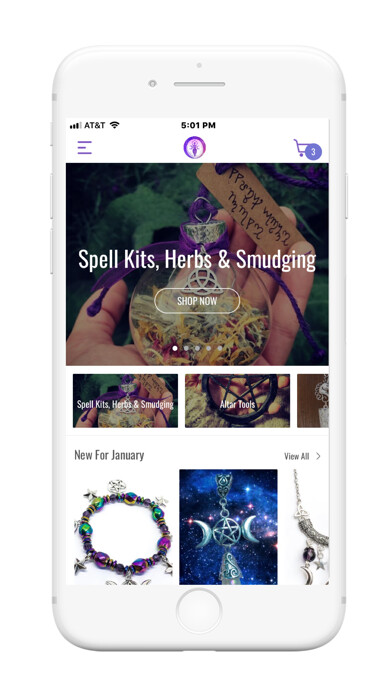 Emulate iPhone app MoonChild Spiritual Emporium using MyAndroid Emulate iPhone app MoonChild Spiritual Emporium using MyAndroid