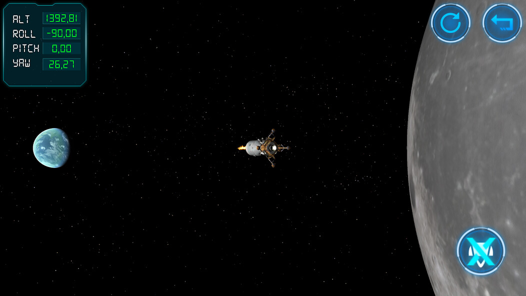 Run android online APK Moon Lander 3D Simulator from MyAndroid or emulate Moon Lander 3D Simulator using MyAndroid