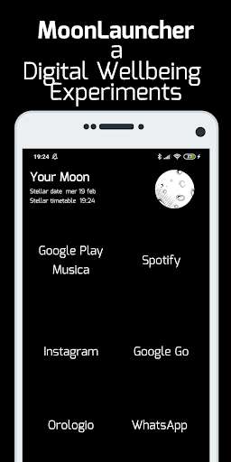 Run android online APK Moon Launcher - A Digital Wellbeing Experiment from MyAndroid or emulate Moon Launcher - A Digital Wellbeing Experiment using MyAndroid Run android online APK Moon Launcher - A Digital Wellbeing Experiment from MyAndroid or emulate Moon Launcher - A Digital Wellbeing Experiment using MyAndroid