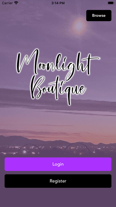 Emulate iPhone app Moonlight Boutique using MyAndroid