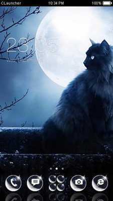 Emulate Android APK Moonlight Cat Theme HD Emulate Android APK Moonlight Cat Theme HD
