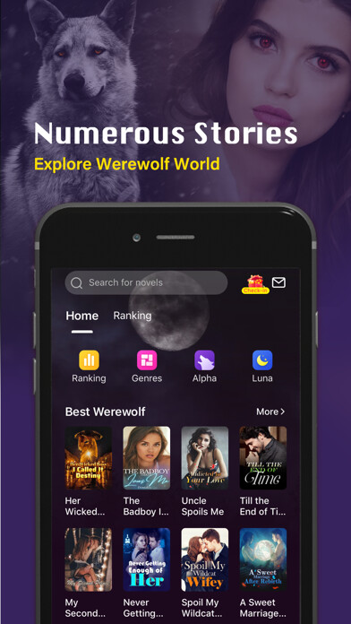 Emulate iPhone app Moonovel using MyAndroid
