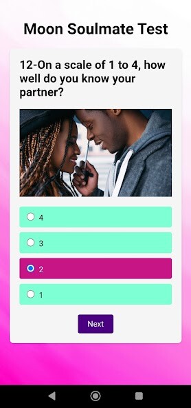 Run android online APK Moon soulmate test from MyAndroid or emulate Moon soulmate test using MyAndroid Run android online APK Moon soulmate test from MyAndroid or emulate Moon soulmate test using MyAndroid
