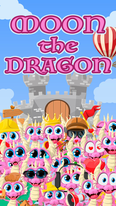Emulate iPhone app Moon the Dragon Stickers using MyAndroid