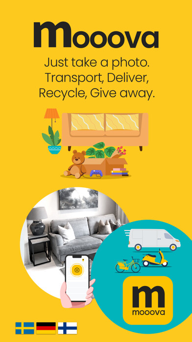 Emulate iPhone app Mooova - Instant transport using MyAndroid