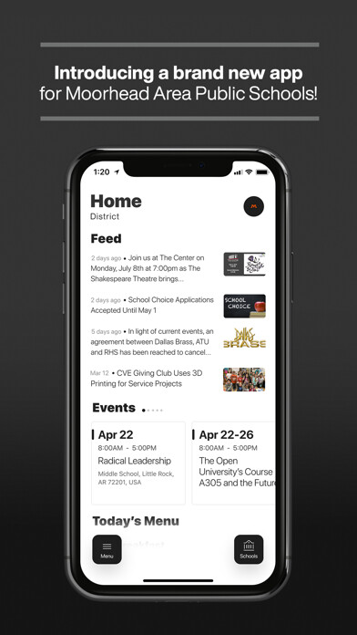 Emulate iPhone app Moorhead Area Public Schools using MyAndroid Emulate iPhone app Moorhead Area Public Schools using MyAndroid
