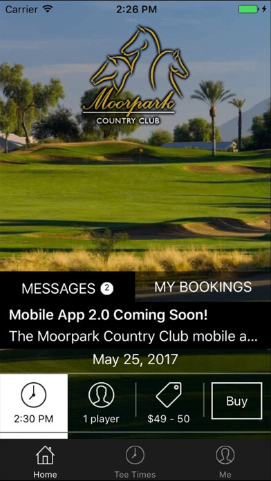 Emulate iPhone app Moorpark Country Club Golf using MyAndroid Emulate iPhone app Moorpark Country Club Golf using MyAndroid