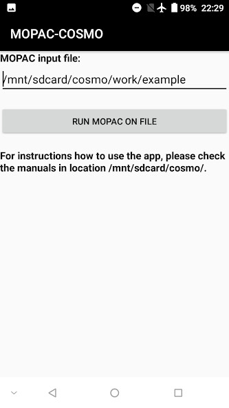Run android online APK MOPAC-COSMO from MyAndroid or emulate MOPAC-COSMO using MyAndroid Run android online APK MOPAC-COSMO from MyAndroid or emulate MOPAC-COSMO using MyAndroid