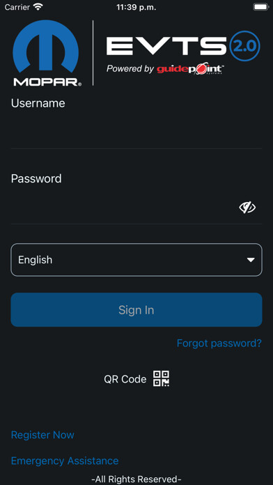 Emulate iPhone app Mopar EVTS using MyAndroid Emulate iPhone app Mopar EVTS using MyAndroid
