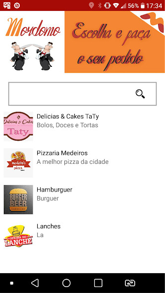 Run android online APK Mordomo Delivery from MyAndroid or emulate Mordomo Delivery using MyAndroid