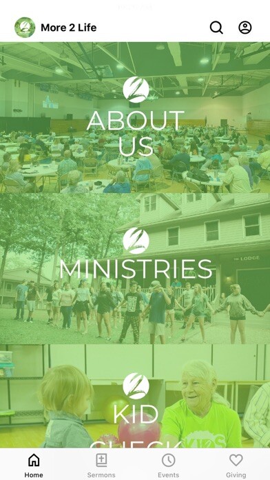 Emulate iPhone app More 2 Life Ministries, Inc using MyAndroid