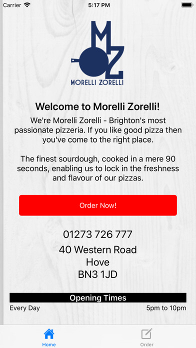 Emulate iPhone app Morelli Zorelli Brighton using MyAndroid Emulate iPhone app Morelli Zorelli Brighton using MyAndroid