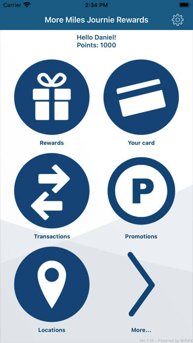 Emulate iPhone app More Miles Journie Rewards using MyAndroid