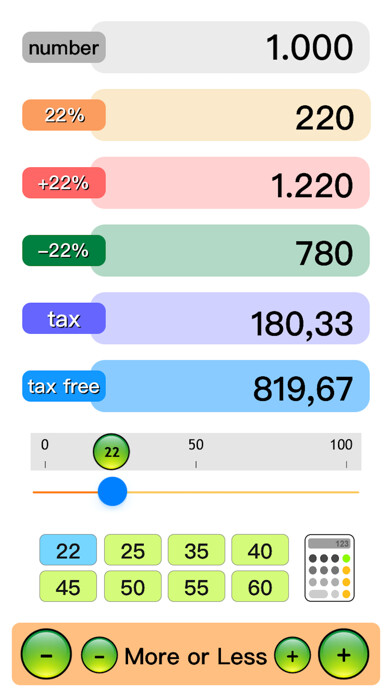 Emulate iPhone app More or Less Calculator using MyAndroid Emulate iPhone app More or Less Calculator using MyAndroid