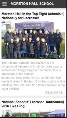 Emulate Android APK Moreton Hall School