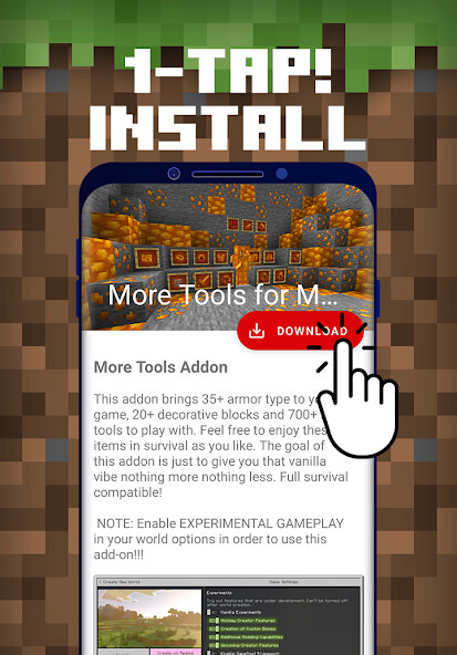 Run android online APK More Tools for MCPE from MyAndroid or emulate More Tools for MCPE using MyAndroid