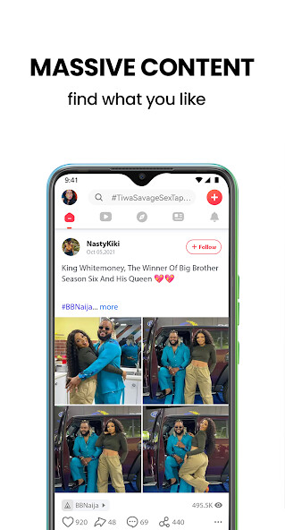 Run android online APK MORE: trends, meme  entertainment for Nigerian from MyAndroid or emulate MORE: trends, meme  entertainment for Nigerian using MyAndroid