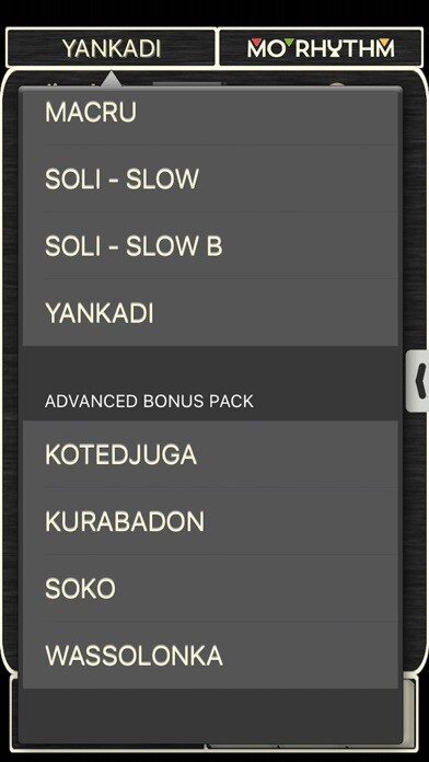 Emulate iPhone app MoRhythm-Africa using MyAndroid