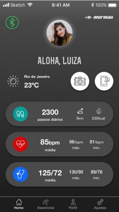 Emulate iPhone app Mormaii fitGPS using MyAndroid