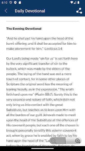Emulate iPhone app Morning & Evening Devotional using MyAndroid Emulate iPhone app Morning & Evening Devotional using MyAndroid