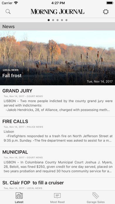 Emulate iPhone app Morning Journal using MyAndroid Emulate iPhone app Morning Journal using MyAndroid