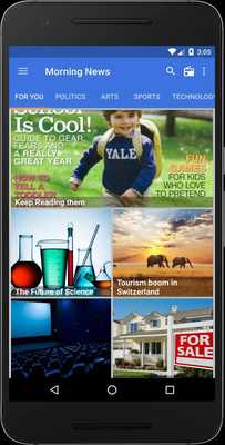 Emulate Android APK Morning News
