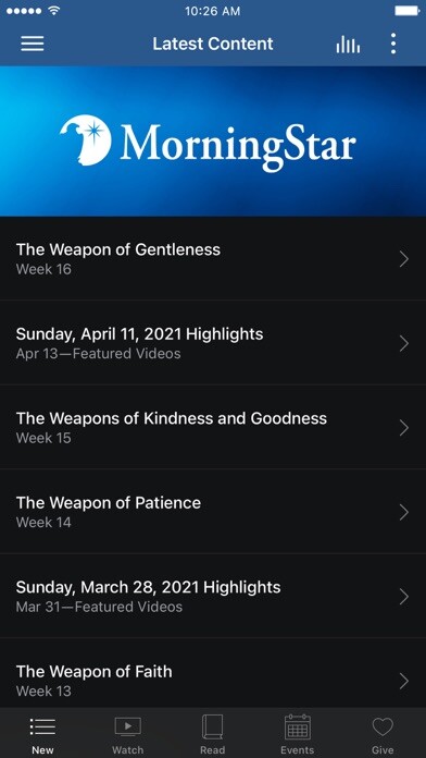 Emulate iPhone app MorningStar Ministries using MyAndroid Emulate iPhone app MorningStar Ministries using MyAndroid